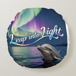 Almofada Redonda Aurora Dolphin: Salta À Luz
