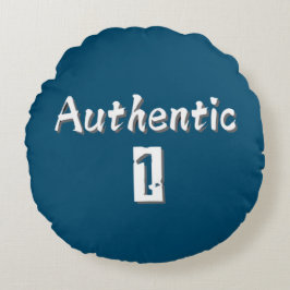 Almofada Redonda Autenticado 1 Travesseiro redondo