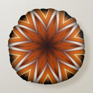 Almofada Redonda Avant-Garde ~ Russet Starburst E Black 0211 ~ R