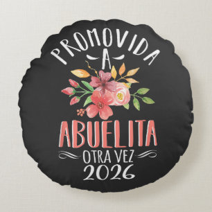 Almofada Redonda Avó Novamente Em Espanhol