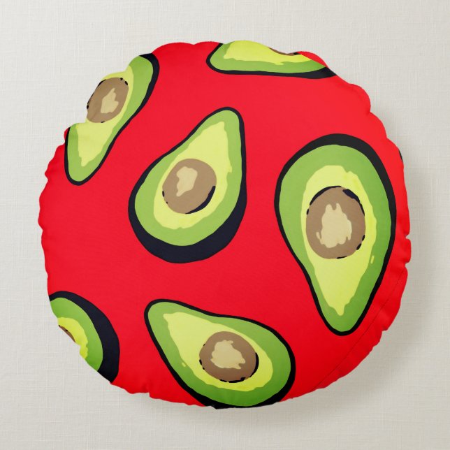 Almofada Redonda Avocado (Frente)