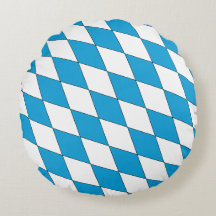 Azul Branco Preto Medieval Baviera em Forma de Dia