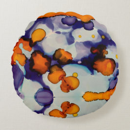 Almofada Redonda Azure Pumpkin