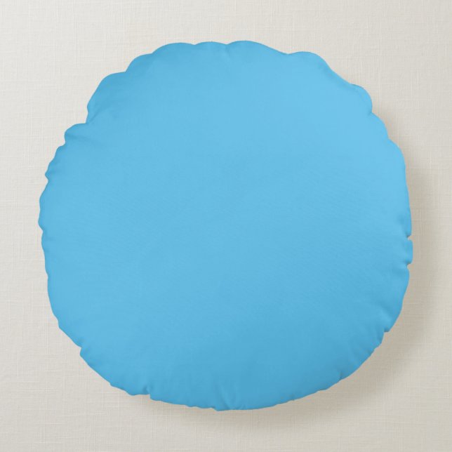 Almofada Redonda Baby Blue (16") (Frente)