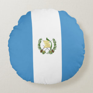 Almofada Redonda Bandeira da Guatemala