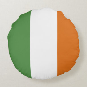Almofada Redonda Bandeira da Irlanda