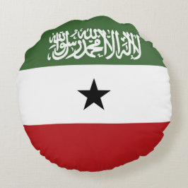 Almofada Redonda Bandeira da Somalilândia