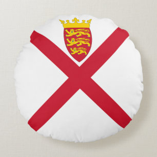 Almofada Redonda Bandeira de Jersey