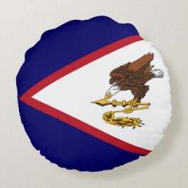 Almofada Redonda bandeira Samoa Americana