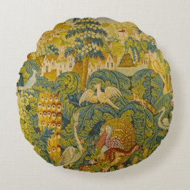 Almofada Redonda Bando Botânico de Aves