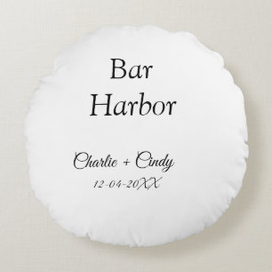 Almofada Redonda Bar Harbour festa de solteira bridges casamento