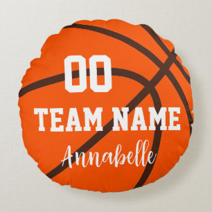 Almofada Redonda Basquete Esportivo Personalizado