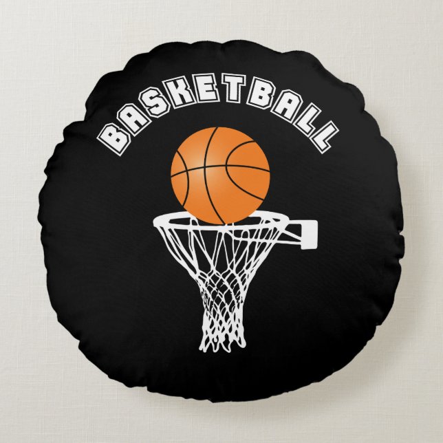 Almofada Redonda Basquetebol (Frente)