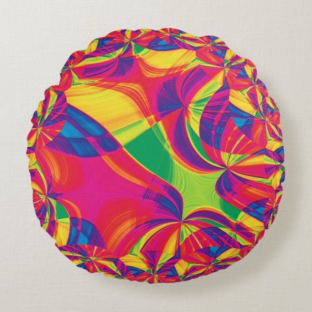 Almofada Redonda Beach Balls...... (Frente)