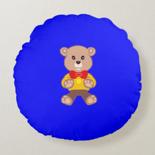 Almofada Redonda Bear Azul