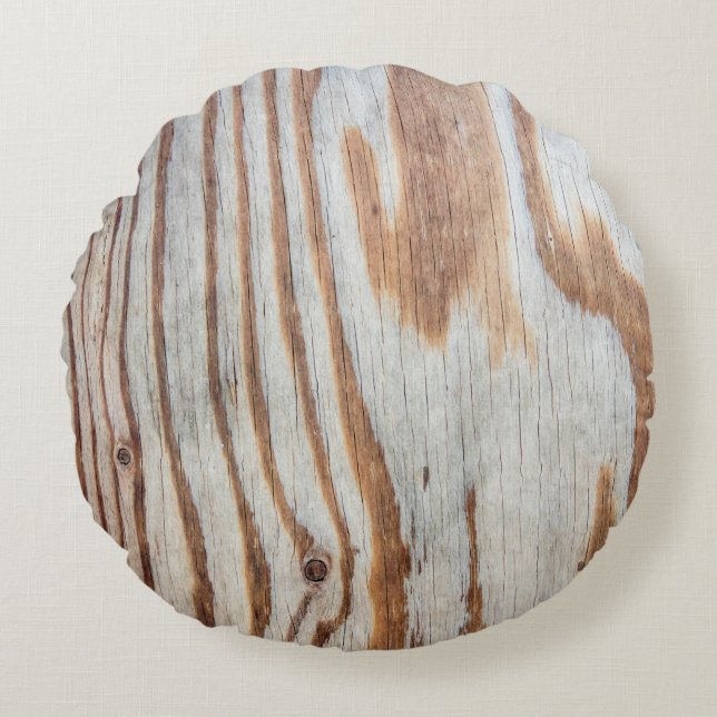 Almofada Redonda Beautiful wooden texture or backgroundabstract, gr (Frente)