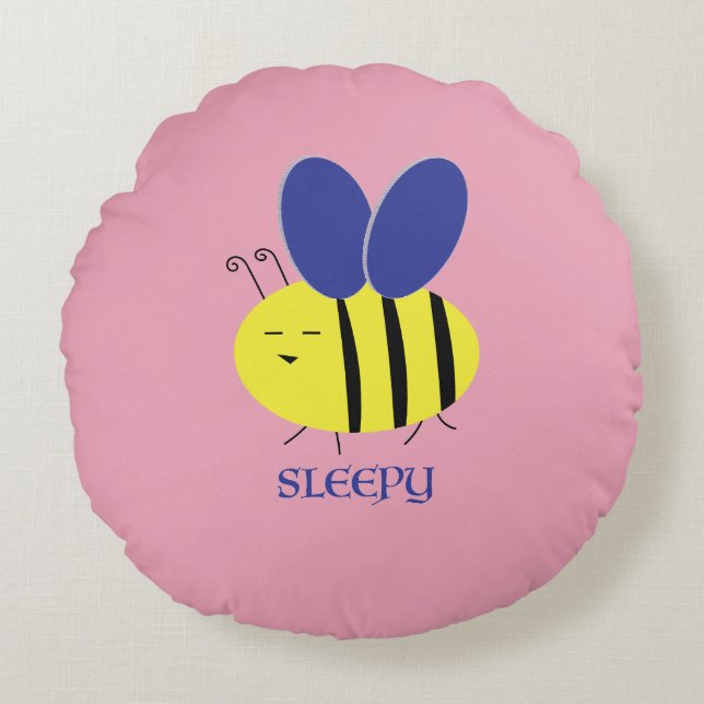 Almofada Redonda Bee Sleepy (Frente)