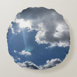 Almofada Redonda Belo Dia Brilhante