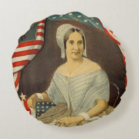 Betsy Ross First American Flag Vintage Retrato EUA