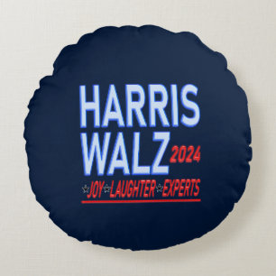 Almofada Redonda Biden Harris 2024 Pílula Redonda Presidencial