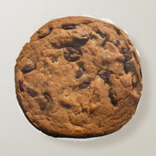 Almofada Redonda Biscoito de chocolate