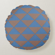 Blue and Brown Geometric Diamond Pattern | Modern 