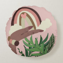 Bohemian Rainbow Tropical Floral Feminina