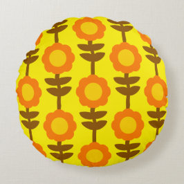 Almofada Redonda Boho Botanica Round Pillow