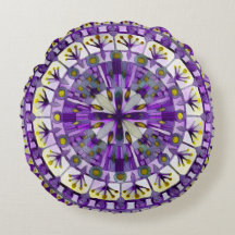 Boho Mosaico Azulejo Violet Flame -