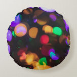 Almofada Redonda Bokeh photography<br><div class="desc">Bokeh photography</div>