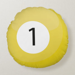 Almofada Redonda Bola de Piscina Billiard de Fogueira