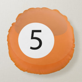 Almofada Redonda Bola de Piscina Billiard de Fogueira