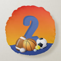Bolas de Esporte de segundo aniversário