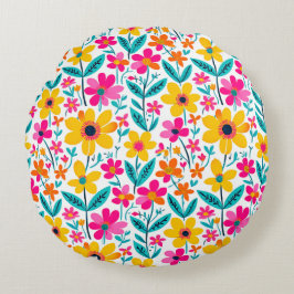 Almofada Redonda Bold Bloom 