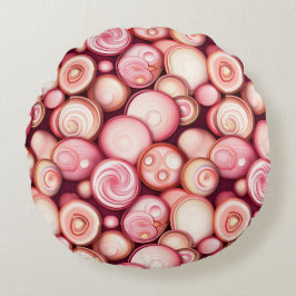 Almofada Redonda Bolhas de Chiclete