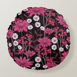 Almofada Redonda Bonito prática decorativa ocular floral