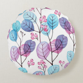 Almofada Redonda Bonito prática decorativa ocular floral