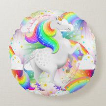 Bonito Rainbow Unicorn com Personalização