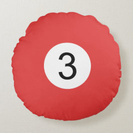 Almofada Redonda Boule de Billard #3