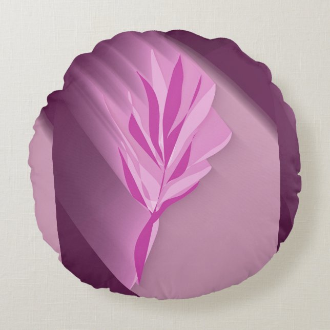 Almofada Redonda Bright flower. (Frente)