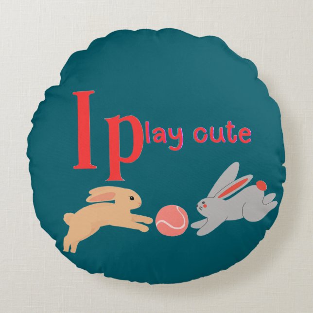 Almofada Redonda Brincadeira (Frente)