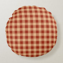Brown Checkered Gingham Pattern