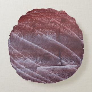 Almofada Redonda Burgundy purple painting