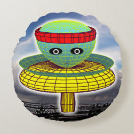 Almofada Redonda Cabeça de cogumelo