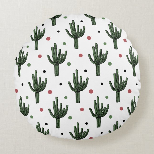 Almofada Redonda Cactus (Frente)
