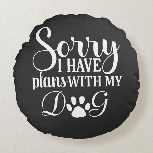 Almofada Redonda Cães da Família Royal Canin (Frente)