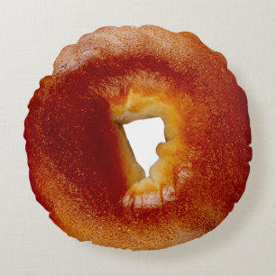 Almofada Redonda Cama e Bagel
