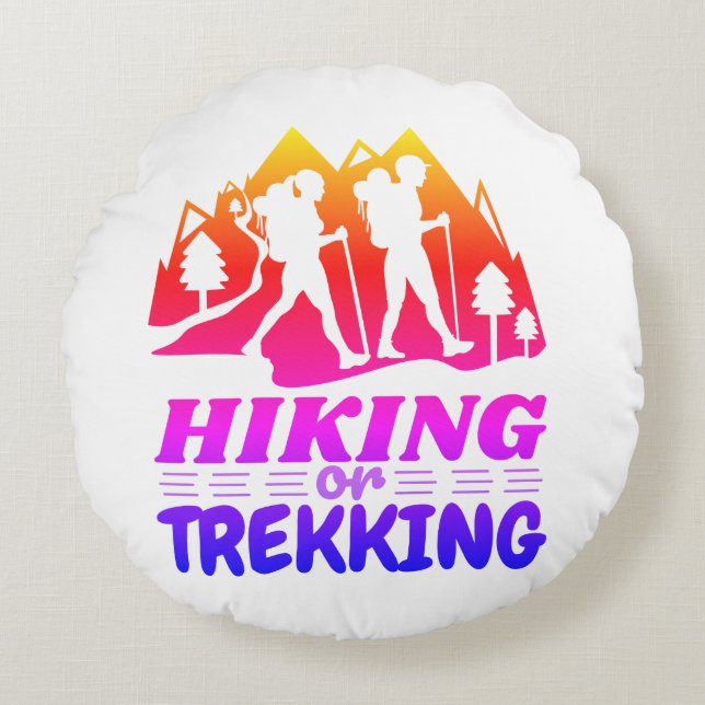 Almofada Redonda Caminho ou Trekking (Frente)