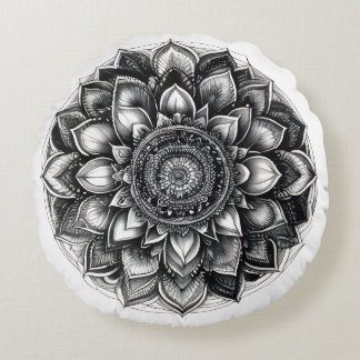 Almofada Redonda camisa mandala