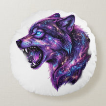 Camiseta Gráfica Uivar do Lobo Galáxia Cósmica Cel